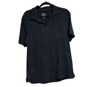 St Johns Bay Polo Shirt Men s size Medium 100  Cotton Short Sleeve Blend